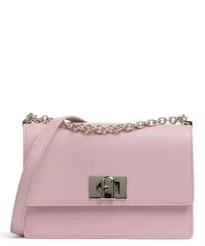сумка через плечо 1927 S из зерненой кожи Furla, розовый