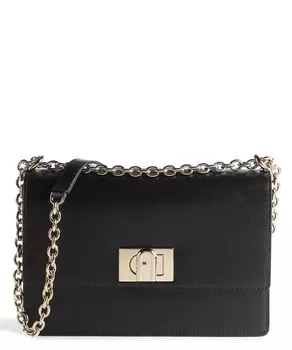 сумка через плечо 1927 S из зерненой кожи Furla, черный