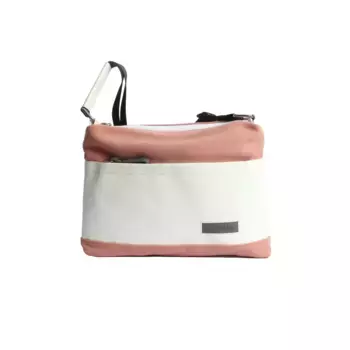 Сумка через плечо 7clouds "Roslyn 7.1", изготовленная из переработанного ПЭТ, цвет White-Salmon