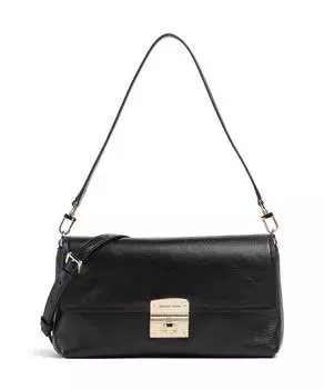 Сумка через плечо Addie из зернистой кожи Michael Kors, черный