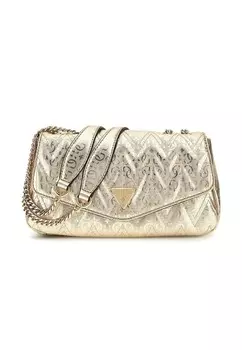 Сумка через плечо ADELARD METALLIC-OPTIK Guess, золотого цвета