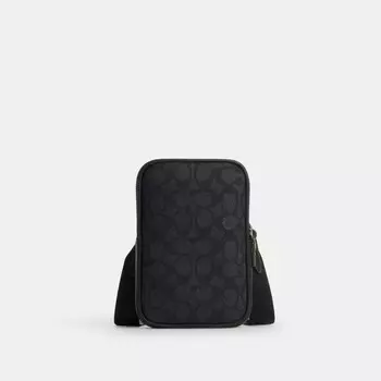 Сумка через плечо Aden COACH, цвет gunmetal/charcoal/black