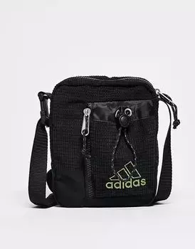 Сумка через плечо Adidas Originals черного цвета