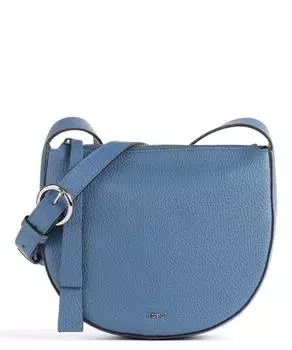 Сумка через плечо Adria Lulu из зернистой яловой кожи. Abro, синий