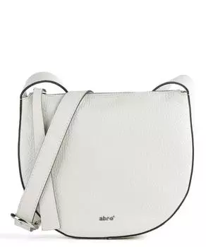 Сумка через плечо Adria Lulu из зернистой яловой кожи. Abro, белый