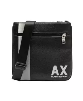 Сумка через плечо элегантного дизайна Armani Exchange, черный