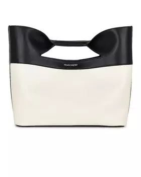 Сумка через плечо Alexander Mcqueen Bow Small, цвет Black & White