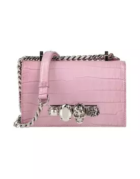 Сумка через плечо Alexander Mcqueen, розовый