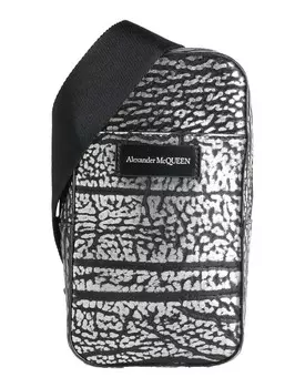 Сумка через плечо Alexander Mcqueen, серебро