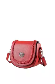 Сумка через плечо Allgu Rebell "Herzchen", дизайн в Альгое, красный