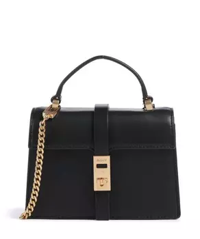 Сумка через плечо alora из мягкой яловой кожи. Dkny, черный