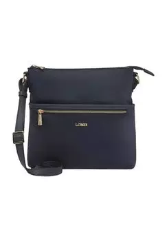 Сумка через плечо, эмблема, кулон, однотонная, женская L.CREDI, цвет Marine