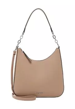 Сумка через плечо, эмблема, женская Emily & Noah, тауп