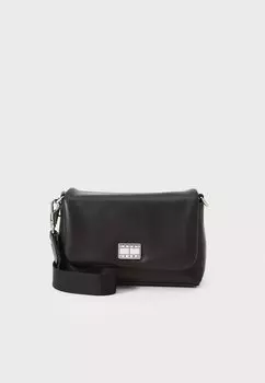 Сумка через плечо AMERICAN COOL FLAP CROSSOVER Tommy Jeans, черный