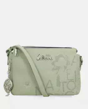 Сумка через плечо Anekke Alma с 3 отделениями и принтом, зеленый