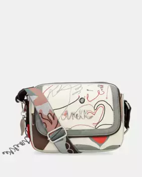 Сумка через плечо Anekke Alma с овальным клапаном, мультиколор