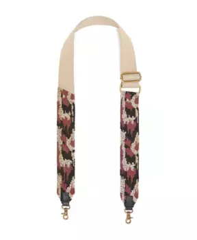 Сумка через плечо Animalier с бахромой Maliparmi, коричневый