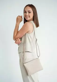Сумка через плечо ANNA VUCH, бежевый