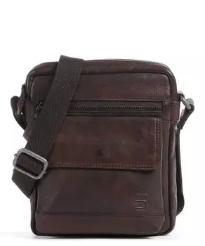 Сумка через плечо Apache из мелкозернистой кожи Spikes & Sparrow, коричневый