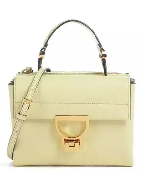 Сумка через плечо Arletti из зерненой кожи Coccinelle, желтый