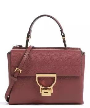 Сумка через плечо Arletti из зерненой кожи Coccinelle, коричневый