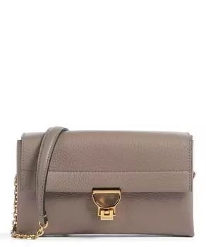 Сумка через плечо Arletti из зерненой кожи Coccinelle, коричневый