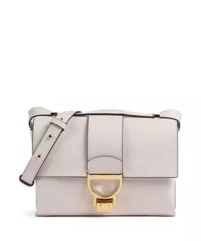 Сумка через плечо arletti из зерненой кожи Coccinelle, белый