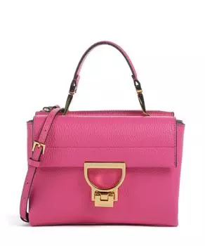 Сумка через плечо Arlettis из зернистой кожи Coccinelle, фуксия