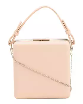 Сумка через плечо Ashley из сафьяновой кожи с верхней ручкой для переноски Olga Berg, цвет Blush