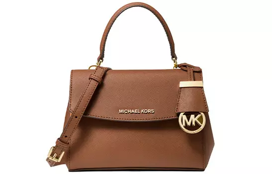 Сумка через плечо Ava Extra Small из сафьяновой кожи MICHAEL KORS