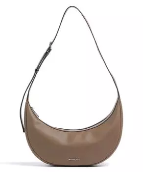 Сумка через плечо Avra из мелкозернистой яловой кожи. Michael Kors, коричневый