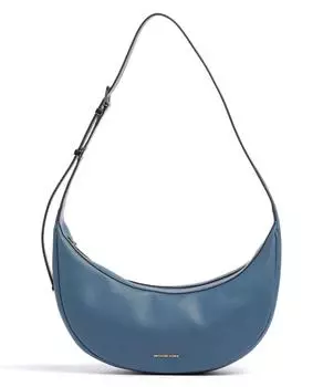 Сумка через плечо Avra из мелкозернистой яловой кожи. Michael Kors, синий
