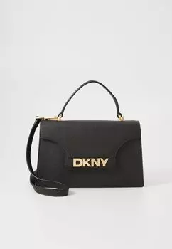 Сумка через плечо AVRIL FLAP DKNY, черный