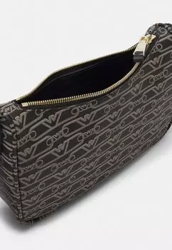 Сумка через плечо BAGUETTE MONOGRAM Emporio Armani, черный