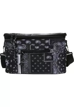Сумка через плечо BANDANA PATCHWORK COOLING Urban Classics, цвет black white