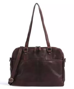 Сумка через плечо Barcelona 13 дюймов из воловьей кожи The Chesterfield Brand, коричневый