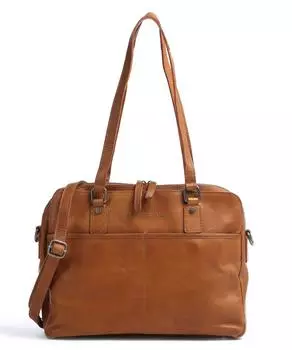 Сумка через плечо Barcelona 13 дюймов из воловьей кожи The Chesterfield Brand, коричневый