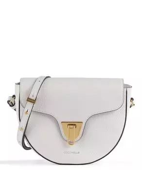 Сумка через плечо Beat Soft из зерненой кожи Coccinelle, белый