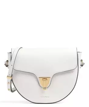 Сумка через плечо Beat Soft из зерненой кожи Coccinelle, белый