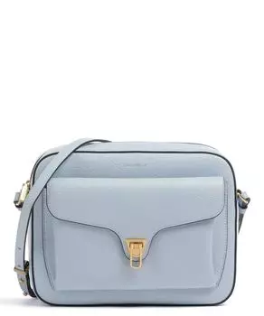 Сумка через плечо Beat Soft из зерненой кожи Coccinelle, синий