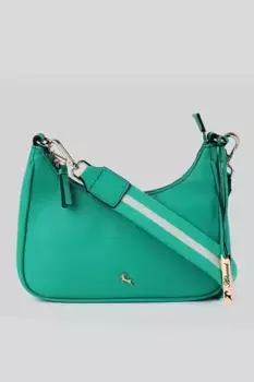 Сумка через плечо Bella Toscana из натуральной кожи с лямкой Ashwood Leather, зеленый