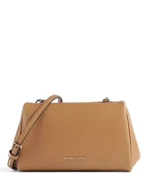 Сумка через плечо Belle из мелкозернистой кожи Michael Kors, коричневый