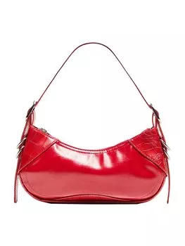 Сумка через плечо Bershka, красный