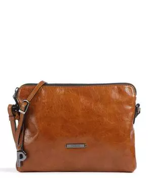 Сумка через плечо Better me из зерненой яловой кожи Picard, коричневый