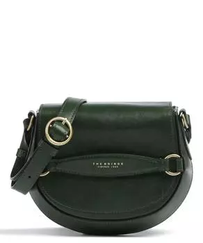 Сумка через плечо Bettina из гладкой яловой кожи. The Bridge, зеленый