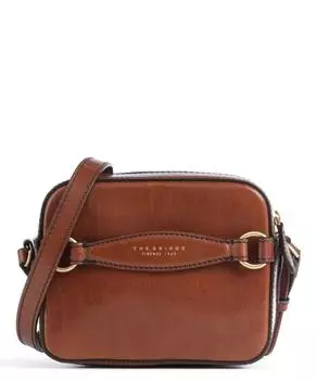 Сумка через плечо Bettina из мелкозернистой яловой кожи. The Bridge, коричневый