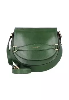 Сумка через плечо Bettina кожаная 25 см THE BRIDGE, цвет Smeraldo
