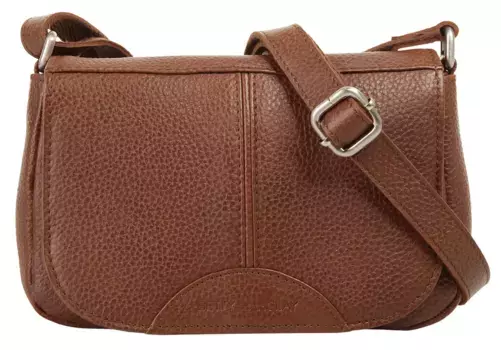 Сумка через плечо Betty Barclay, натуральная кожа, цвет Cognac