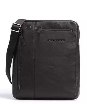 Сумка через плечо Black Square из зерненой кожи Piquadro, коричневый