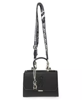 Сумка через плечо Blattuca с металлическим логотипом Steve Madden, черный